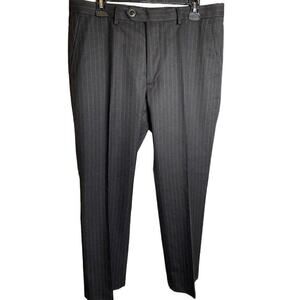 marc anthony slim fit dress pants Men's Marc Anthony Slim-Fit Wool-Blend Flat-Front Dress Pants